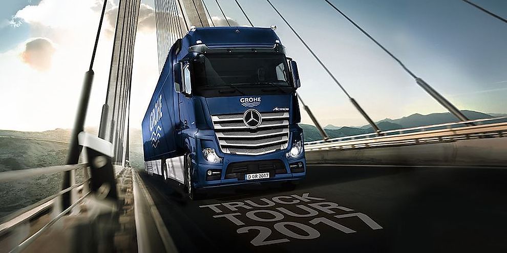 Grohe Truck doorkruist België