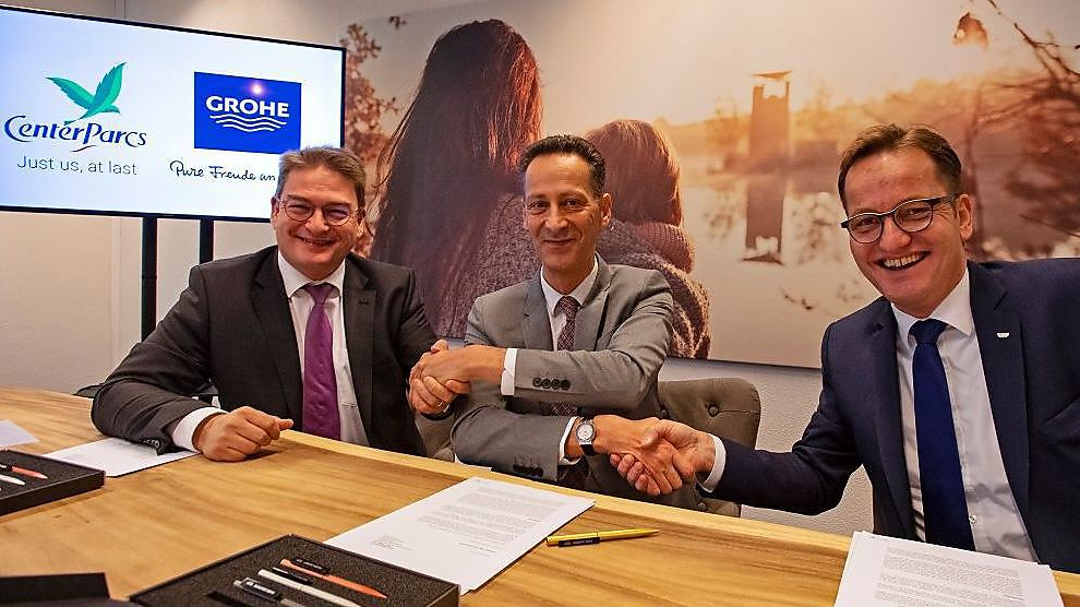 Center Parcs conclut un partenariat de plusieurs années avec Grohe