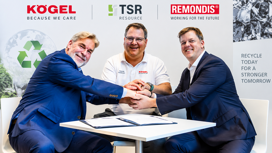 Kögel, TSR et REMONDIS lancent un projet pilote de recyclage de remorques