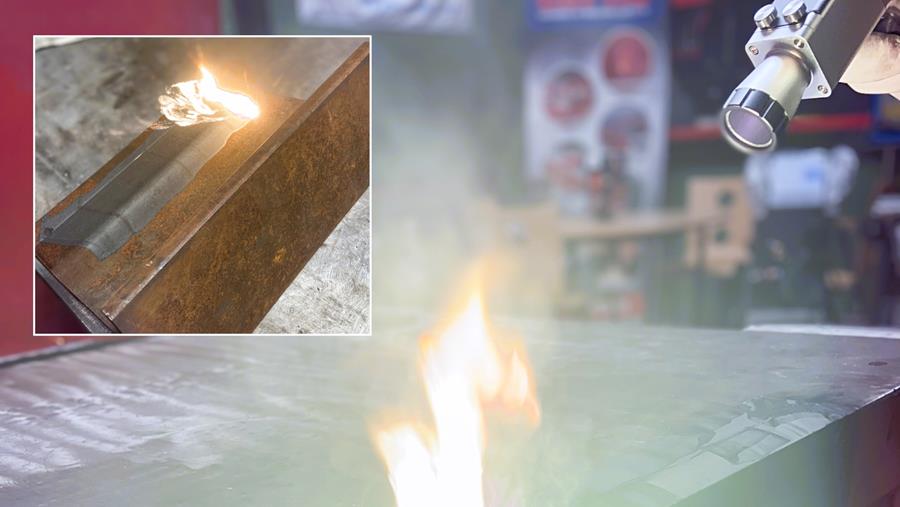 Découpe et nettoyage au laser avec un appareil de soudage portatif