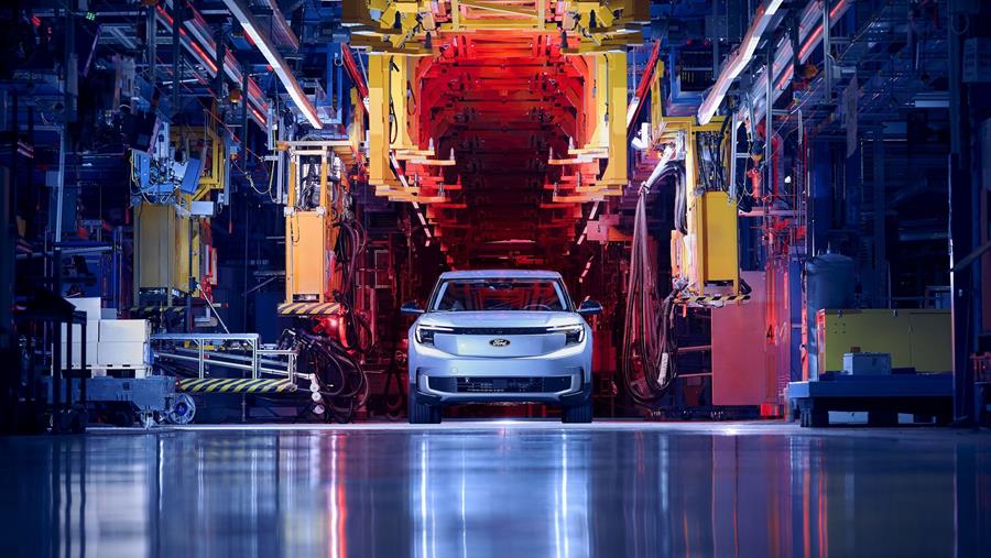 Productie Explorer BEV van start in EV-fabriek van Ford in Keulen