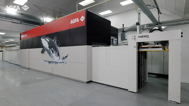 Agfa demonstreert SpeedSet 1060 inkjetpers voor verpakkingsmarkt