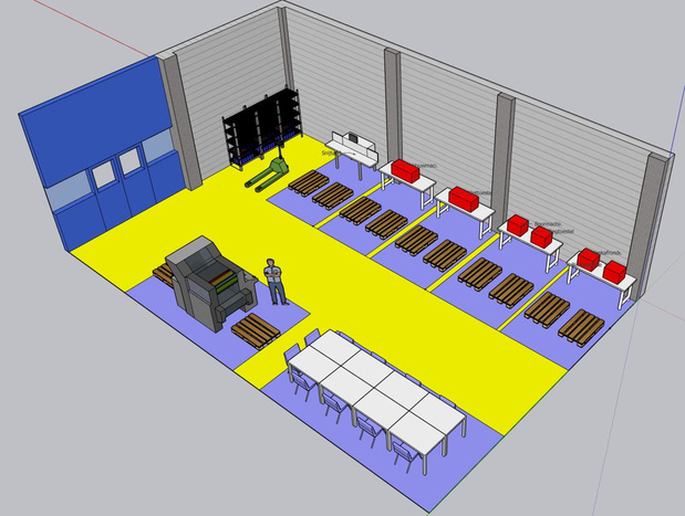 VDAB Wevelgem start met opleiding drukken en drukafwerking