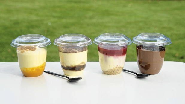 Pareltjes van circulaire verpakkingen 