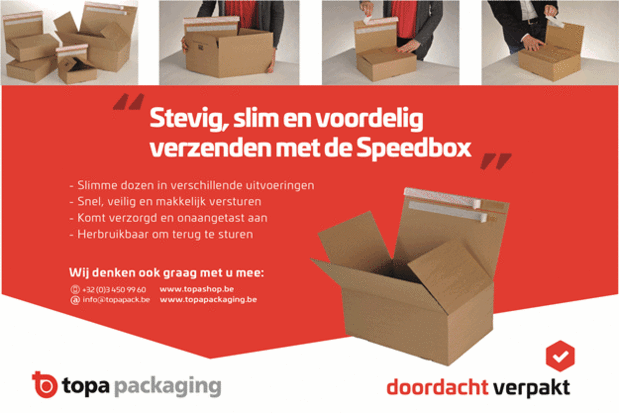 Stevig, slim en voordelig verzenden met de Speedbox