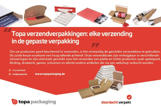 Topa verzendverpakkingen: elke verzending in de gepaste verpakking