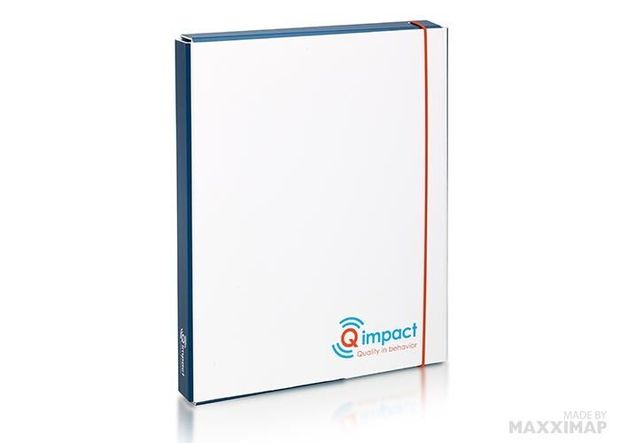 Presenteer offertes en bedrijfsinformatie in stijl met een bedrukte map van Maxximap