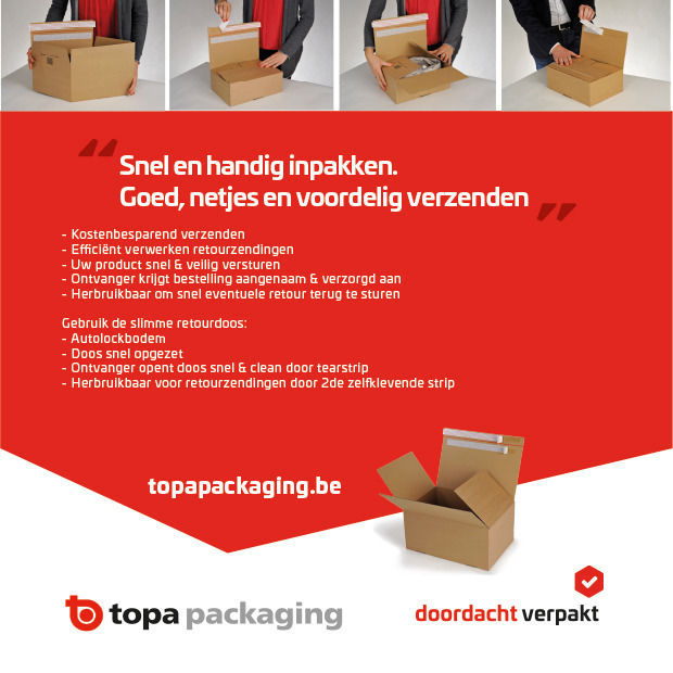 SNEL EN HANDIG INPAKKEN. Goed, netjes en voordelig verzenden.