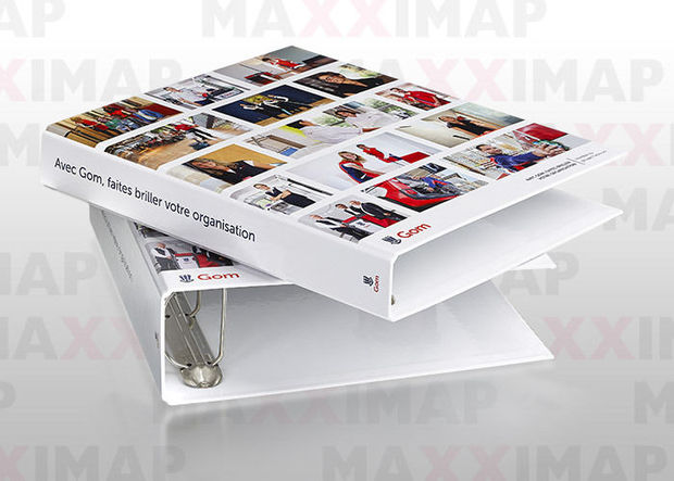 Maxximap bedrukte ringmappen