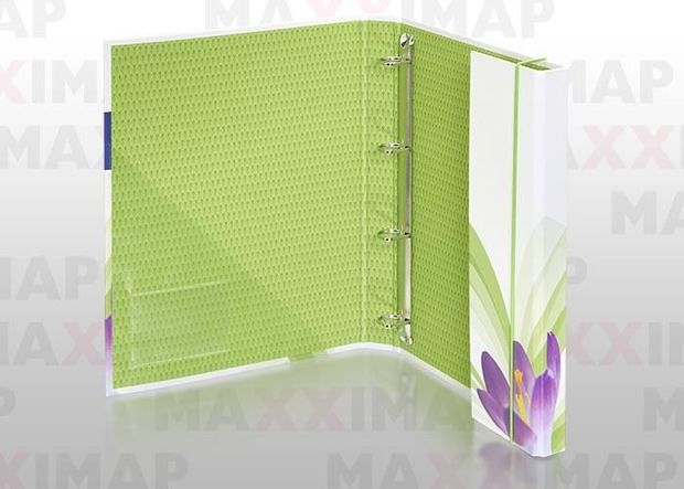 Maxximap bedrukte drieslagmappen