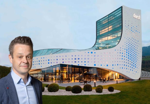 Niko Dheedene, responsable des ventes des imprimantes à étiquettes et grand format Durst en BELUX