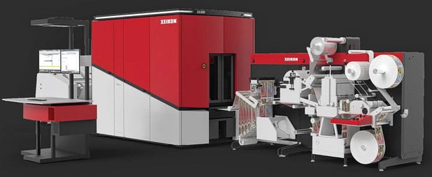 Lignes d'impression et de façonnage hybrides de Xeikon 