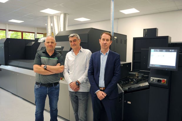 Première presse jet d'encre JetPress 750 S en France