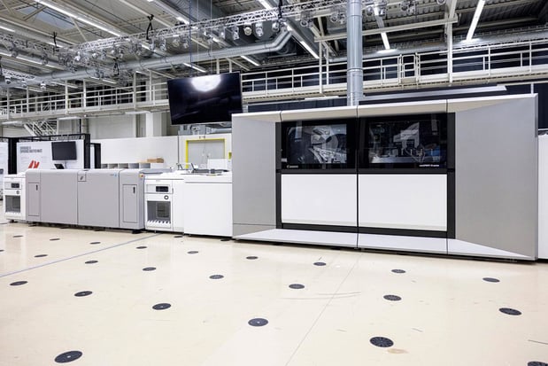 Nouvelles solutions de vernissage LED UV pour l'imprimante Canon varioPRINT iX 