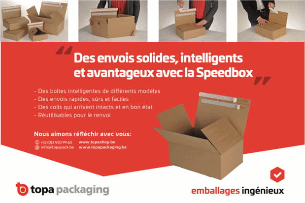 Des envois solides, intelligents et avantageux avec la Speedbox