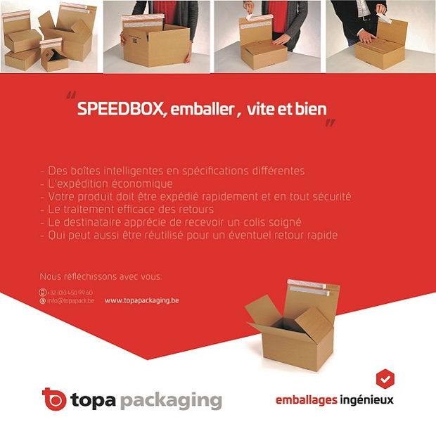 TOPA SPEEDBOX : emballer, vite et bien