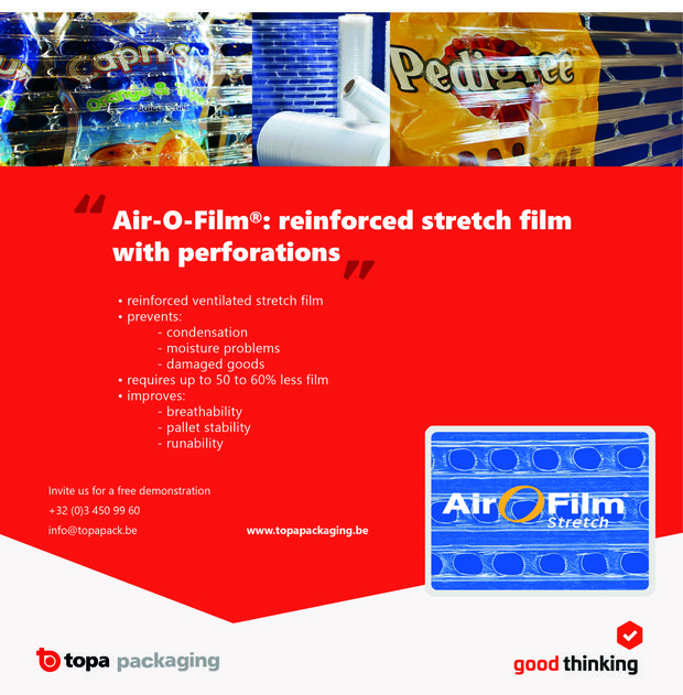 Avec Air-O-Film®, vos chargements respirent !