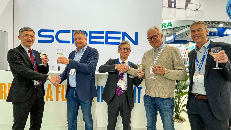 Acto installeert tweede Screen Truepress JET 520NX-printer