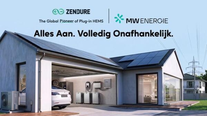 Zendure et MW Energy lancent le premier système de gestion de l'énergie pour l'ensemble de la maison.
