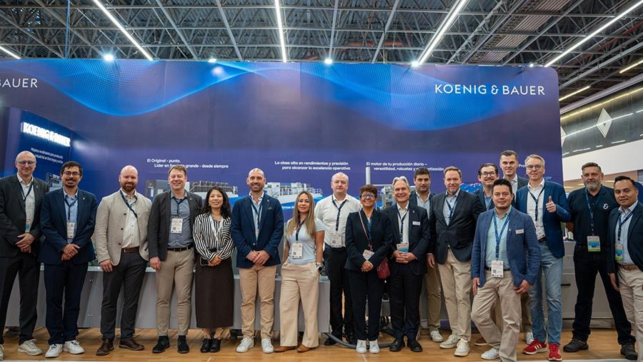 Koenig & Bauer op Expográfica: “Investeringsgolf dankzij end-to-endoplossingen”