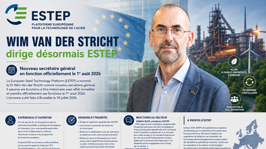 Wim Van der Stricht devient secrétaire général de l'ESTEP